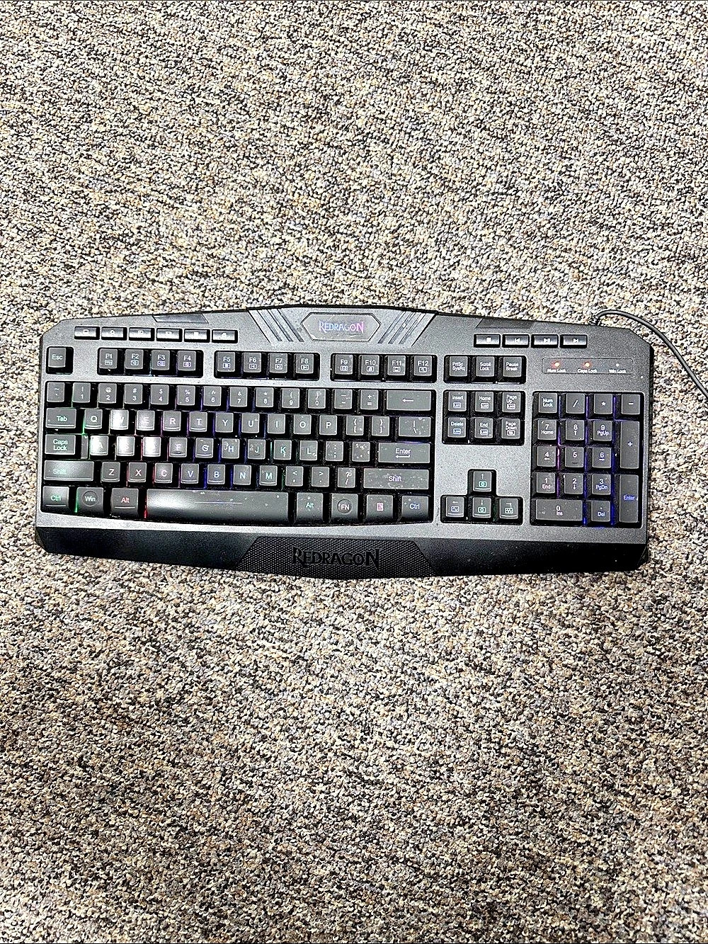 Redragon K512 Shiva RGB Backlit Membrane Gaming Keyboard Black